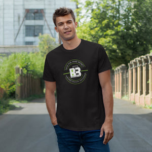 Open image in slideshow, BE3 Have Fun Make Money Logo Single Jersey T-shirt

