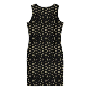 C21 Seal Print Black Sublimation Cut & Sew Dress