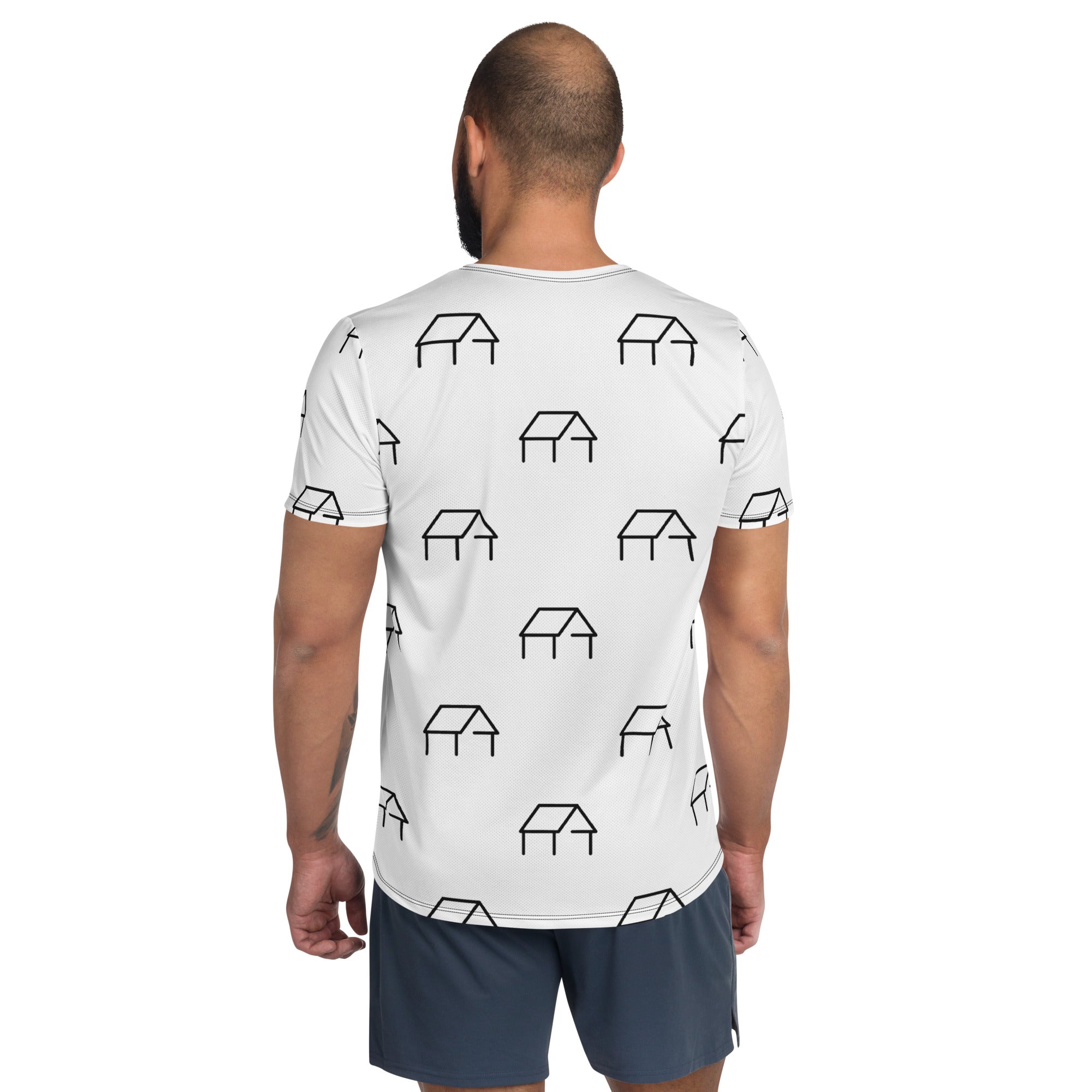 C21 Beggins Homes All-Over Print Men's Athletic T-shirt