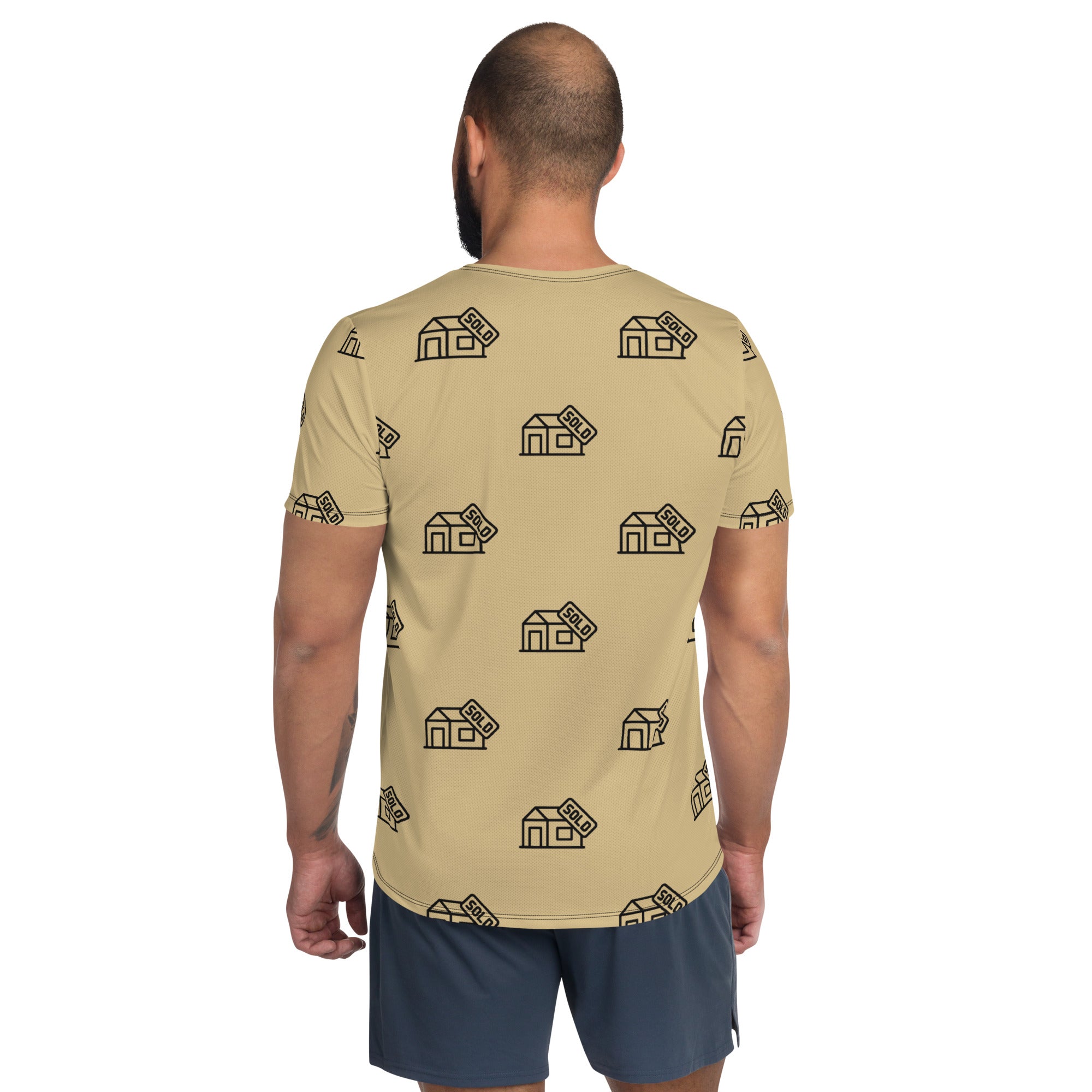 C21 Beggins Sold All-Over Print Men's Athletic T-shirt