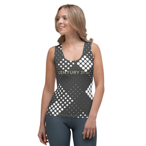 Open image in slideshow, BE3 Dots Sublimation Cut &amp; Sew Tank Top
