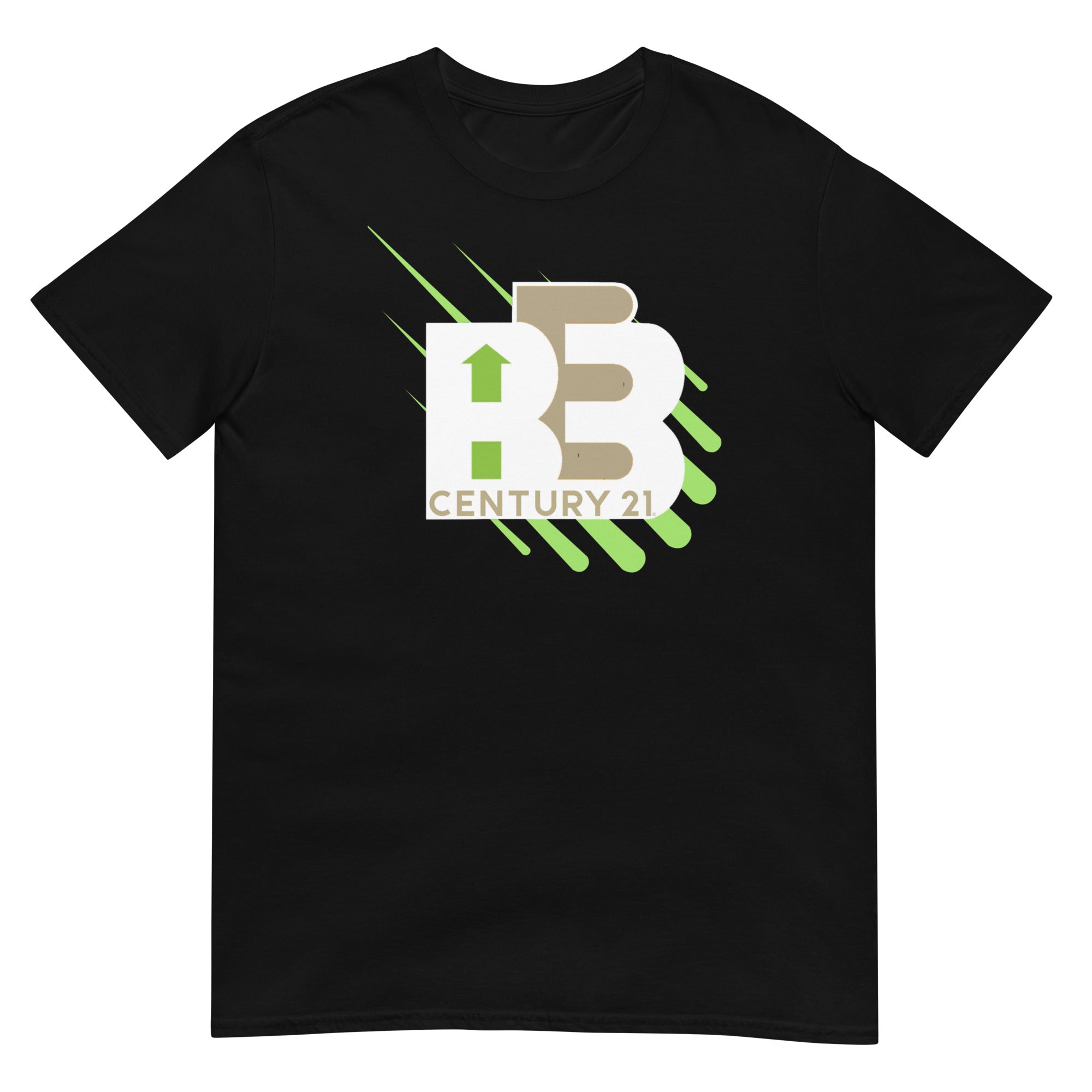 BE3 Splatter Logo Men's Short-Sleeve T-Shirt