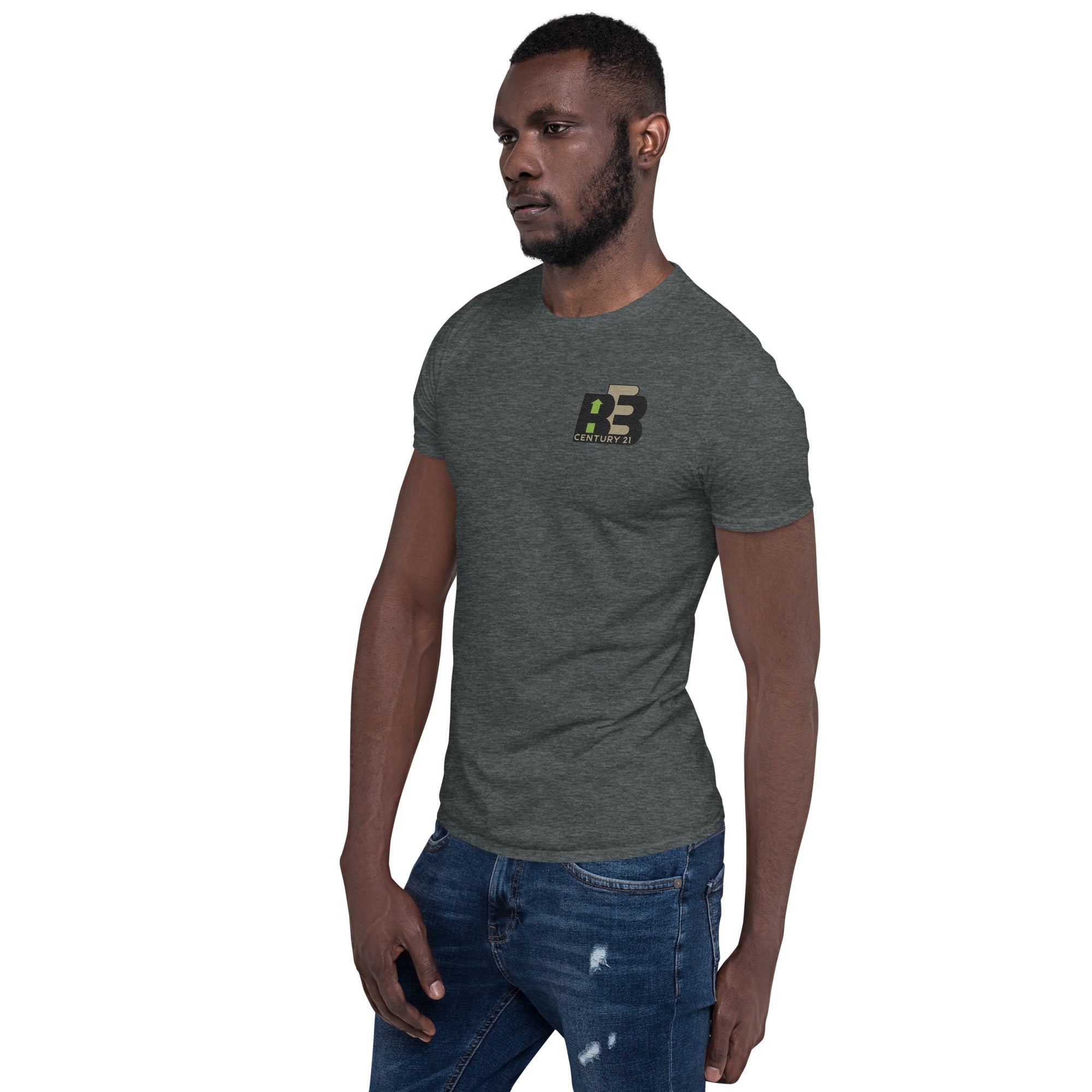 BE3 Embroidered Seal Short-Sleeve Men's T-Shirt