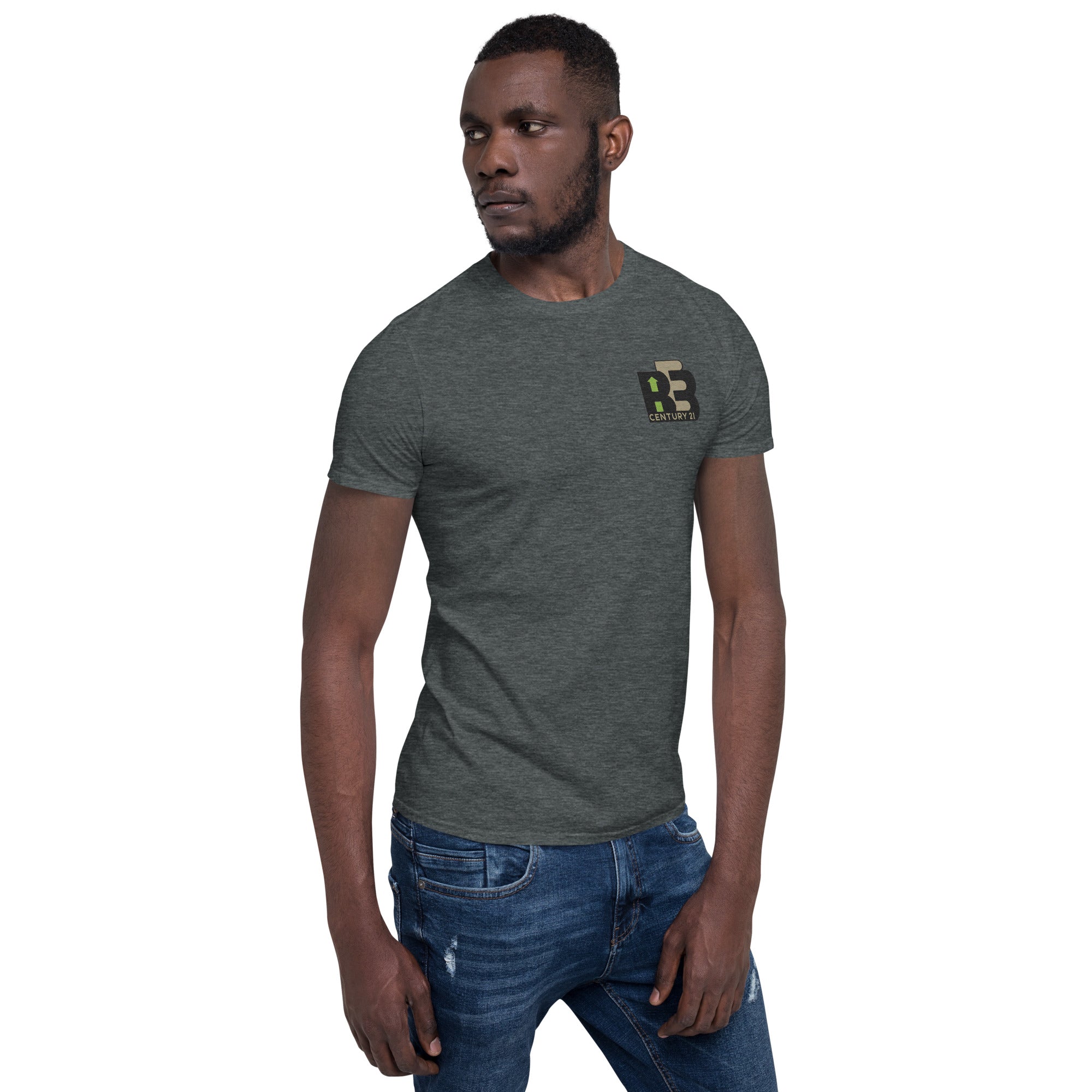 BE3 Embroidered Seal Short-Sleeve Men's T-Shirt