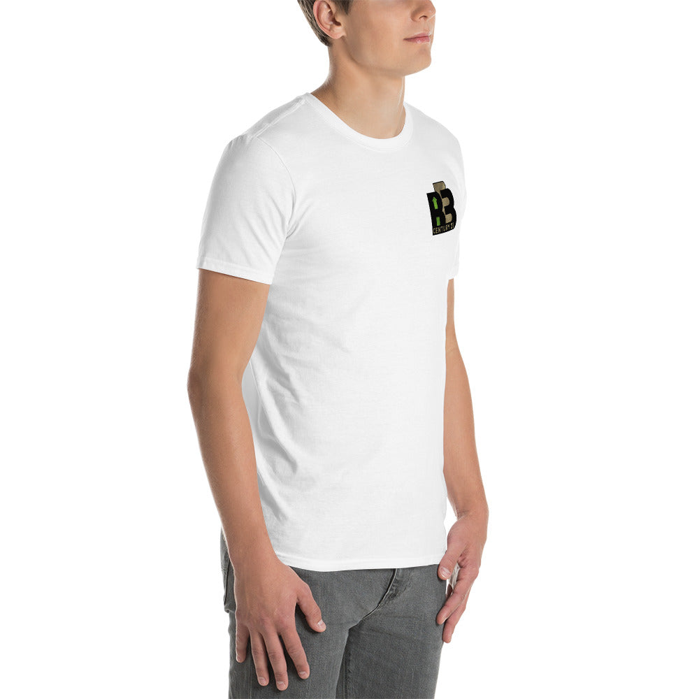BE3 Gold Logo Short-Sleeve Men's T-Shirt