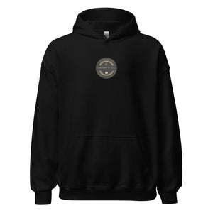 Open image in slideshow, C21 Beggins Embroidered Circle Seal Unisex Hoodie
