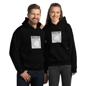 Open image in slideshow, BE3 Nutritional Facts Unisex Hoodie
