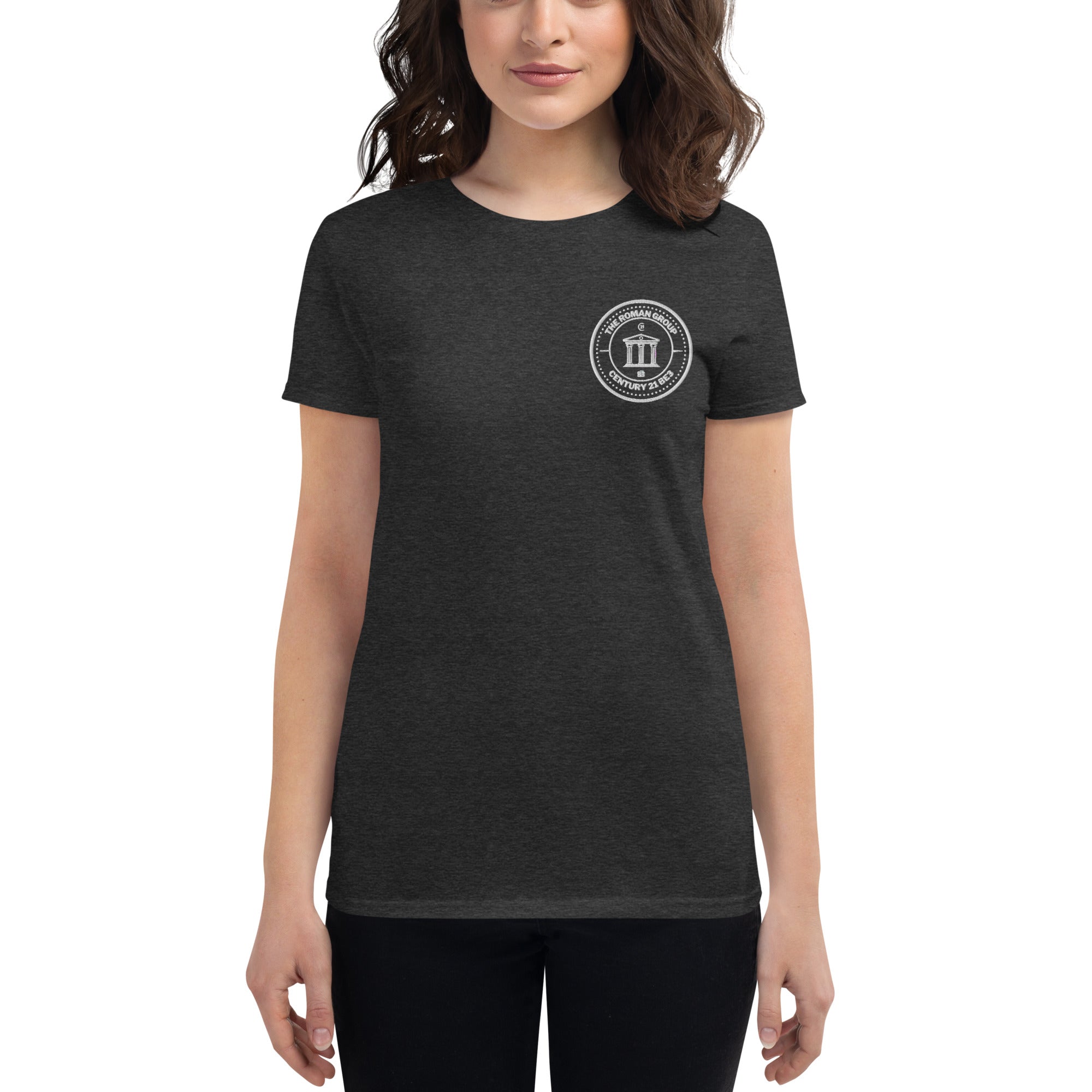 Roman Group Embroidered Women's short sleeve t-shirt